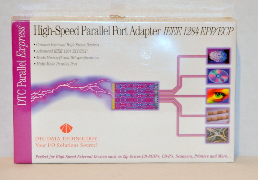 DTC Parallel Express – High Speed Parallel Port Adapter – IEEE 1284 EPP/ECP - NE