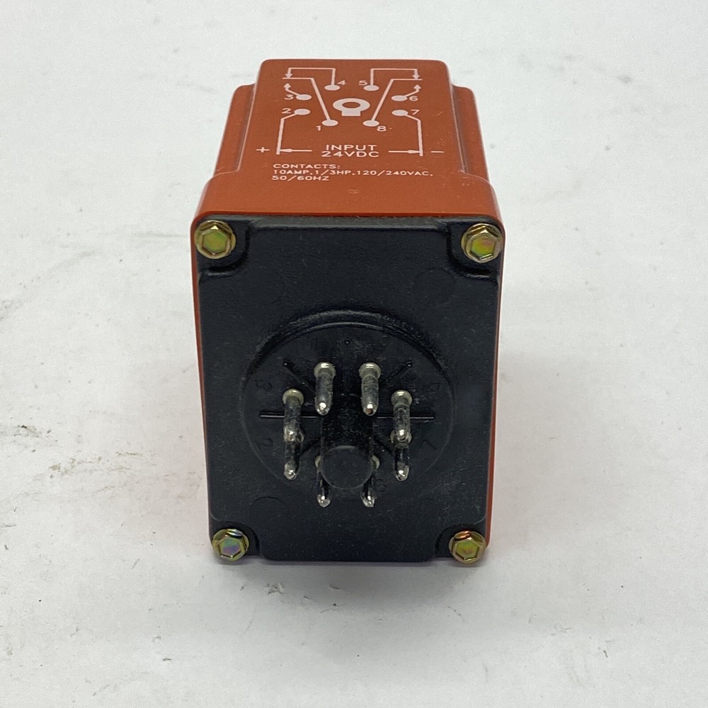 NCC 24VDC 120/240VAC 10A .3-30 Sec 8 Pin DPDT Delay on Make Solid State Timer
