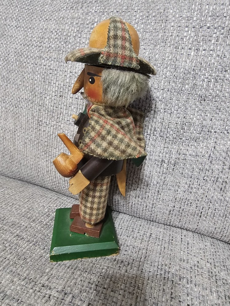 Steinbach Germany Original Handcrafted Sherlock Holmes 681 Nutcracker 1983
