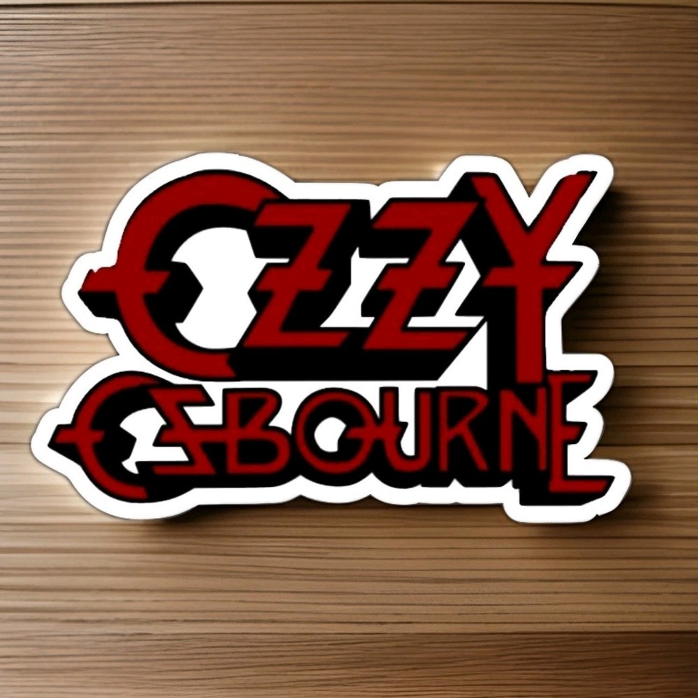 Ozzy Osbourne Sticker Die Cut Laminated