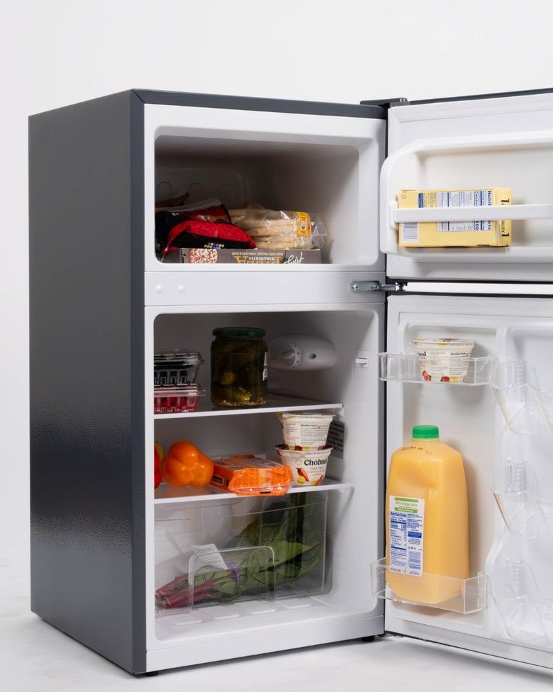 Frigidaire 3.1 Cu Ft Compact Fridge Freezer Combo, Slate Mini Fridge