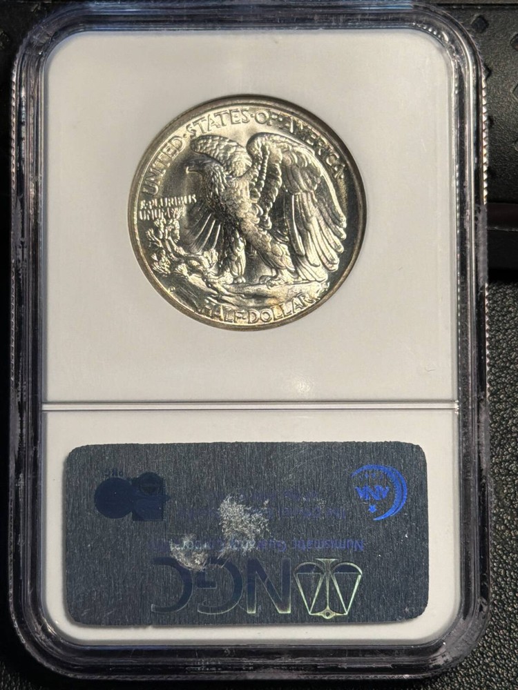 1945 D Walking Liberty Half Dollar NGC MS-66