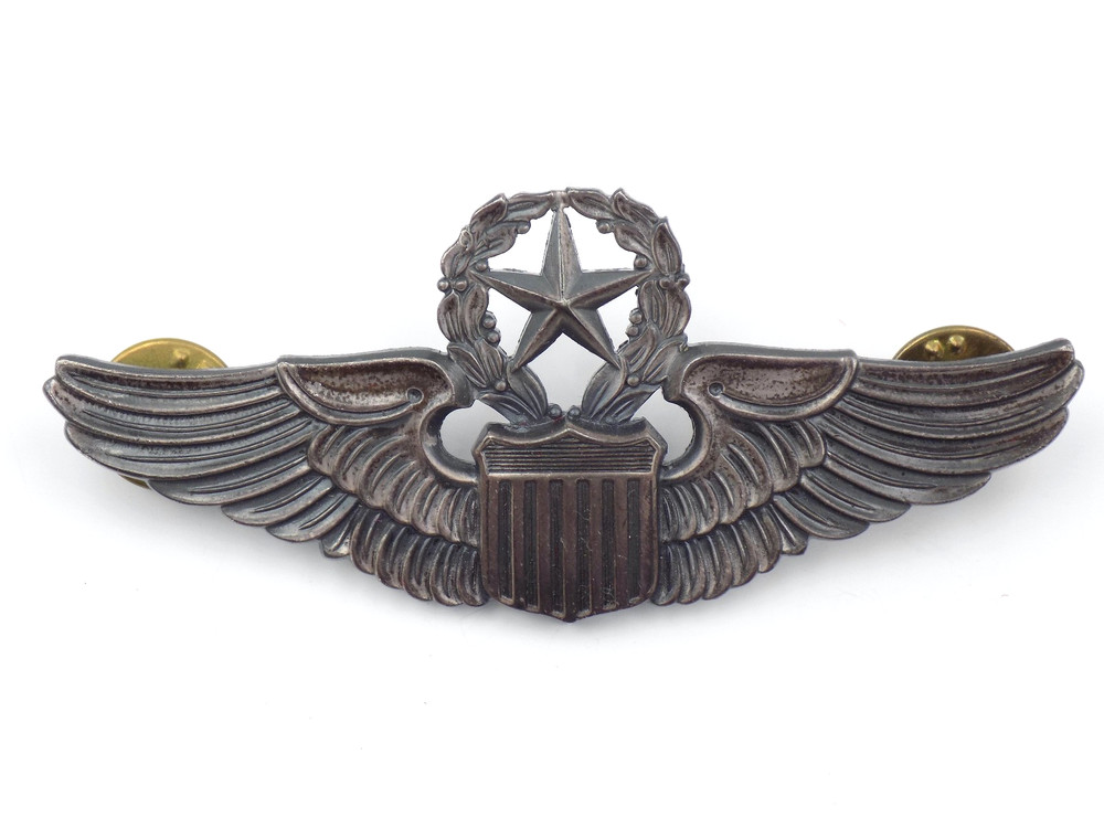 Original Vietnam War USAF Command Pilot Wings Badge 19S