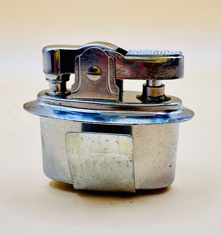Vintage Chrome Lift Arm Table Lighter Insert Japan - Working Strong Spark