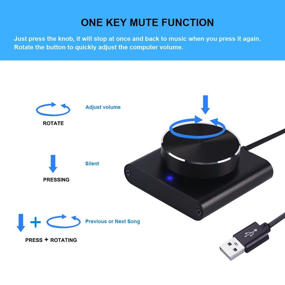 USB Volume Control, Lossless Volume Control for PC Computer Speaker 3465