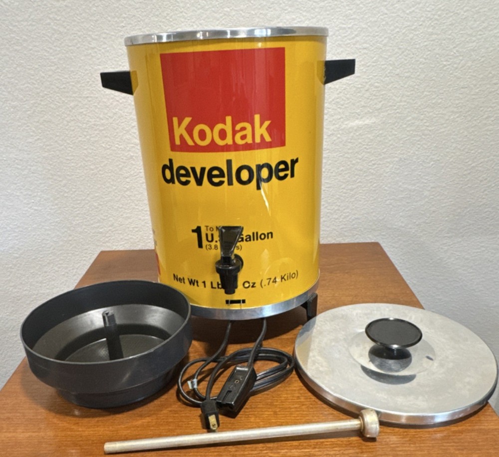 Vintage Kodak Developer Coffee Percolator Pop Art 1970’s