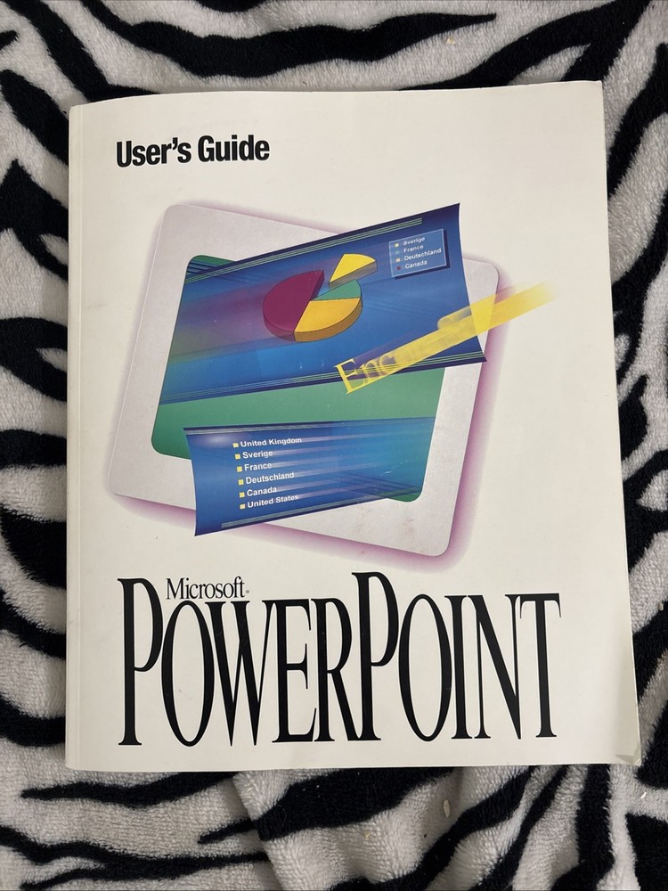 Microsoft PowerPoint User's Guide Manual Brand New