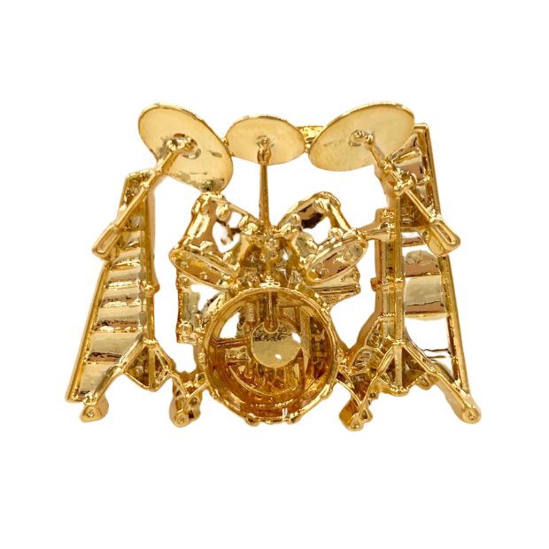 Pin Drumset Gold Pin Harmony Collection