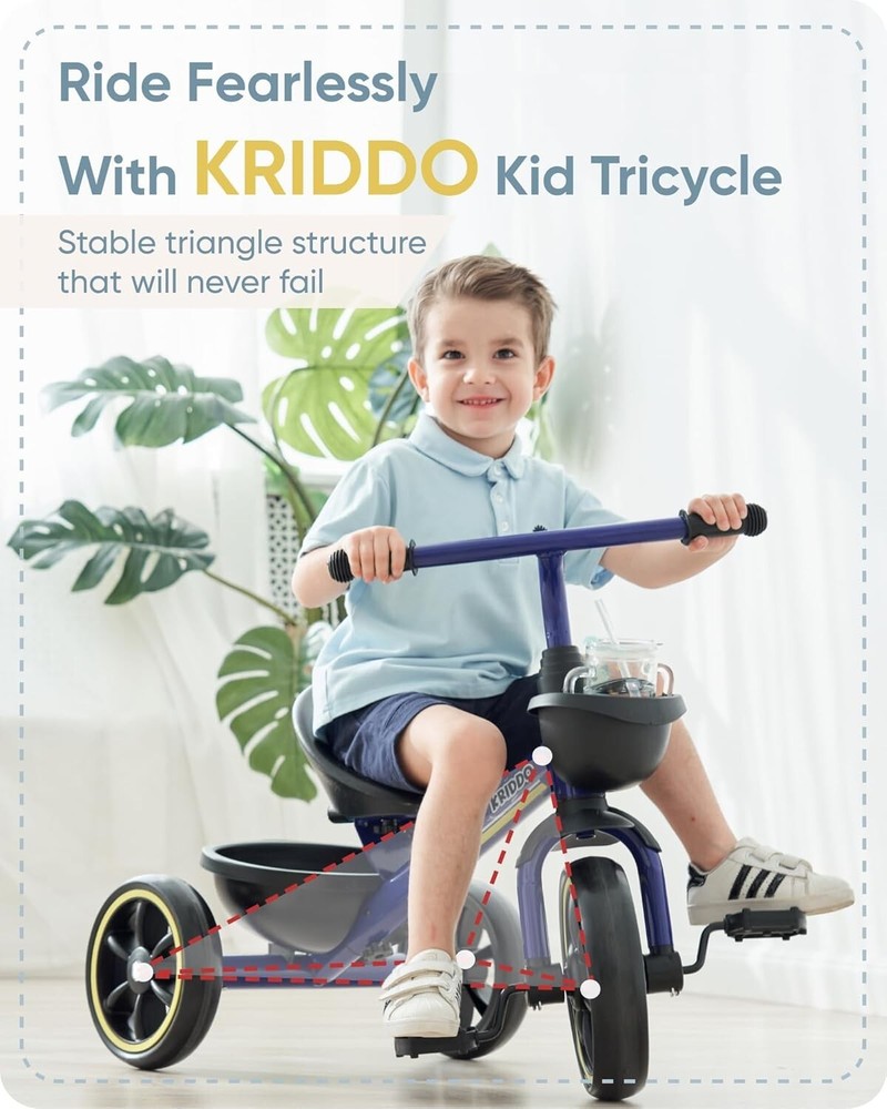 Interactive Safe Trike for Kids Aged 24 to 4 - Development Focused