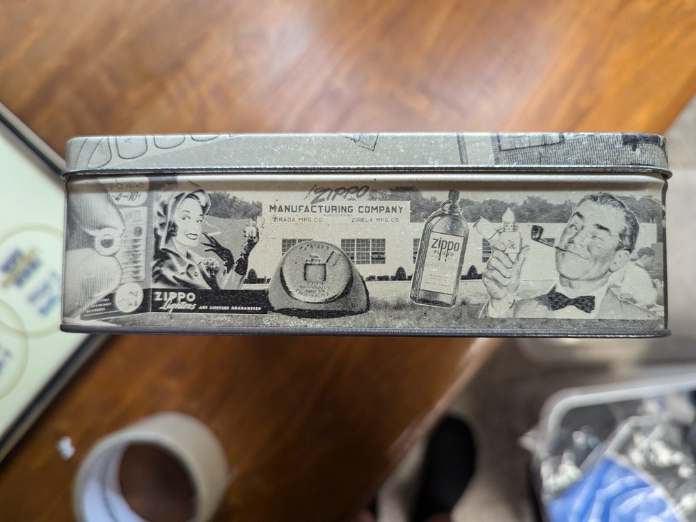 ZIPPO LIGHTER COLLECTABLE VINTAGE TIN