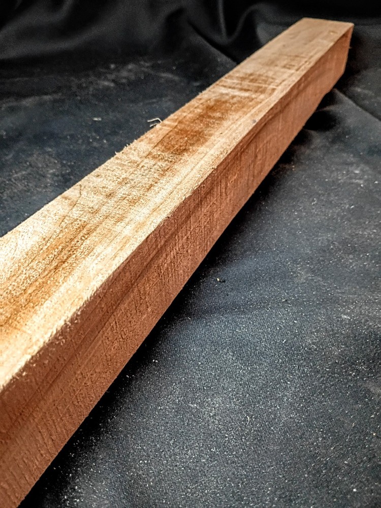 Curly Maple Turning Blank 21” x 1 7/8” x 1 7/8” | Figured Maple