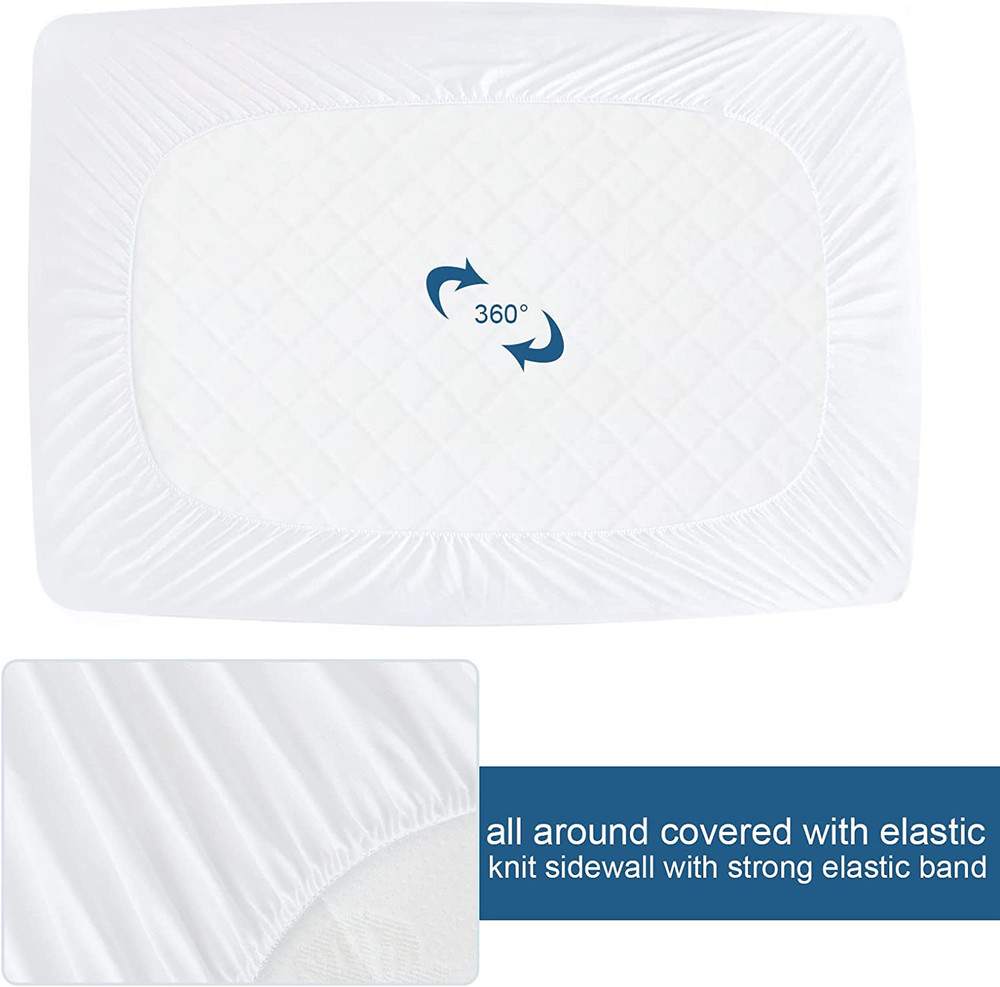 Protector Colchon Queen Impermeable Absorbente Sabana Ajustable Cubierta Terry