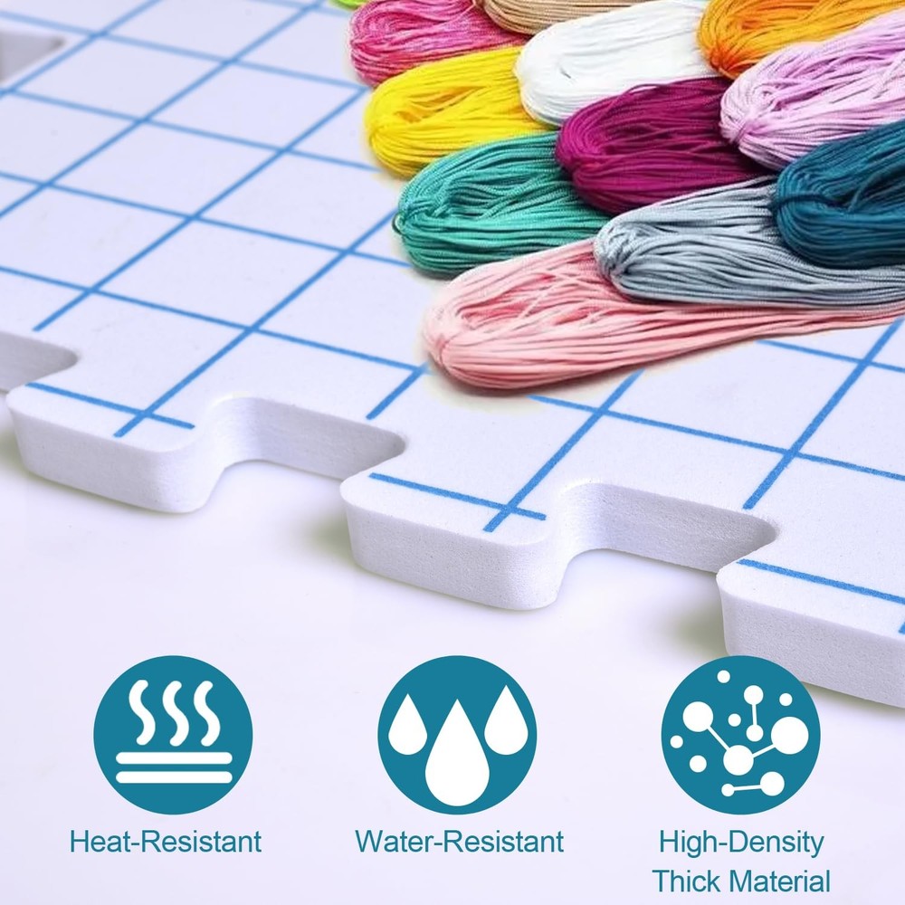 Interlocking Blocking Mats - Blocking Mats for Knitting and Crochet Projects,...