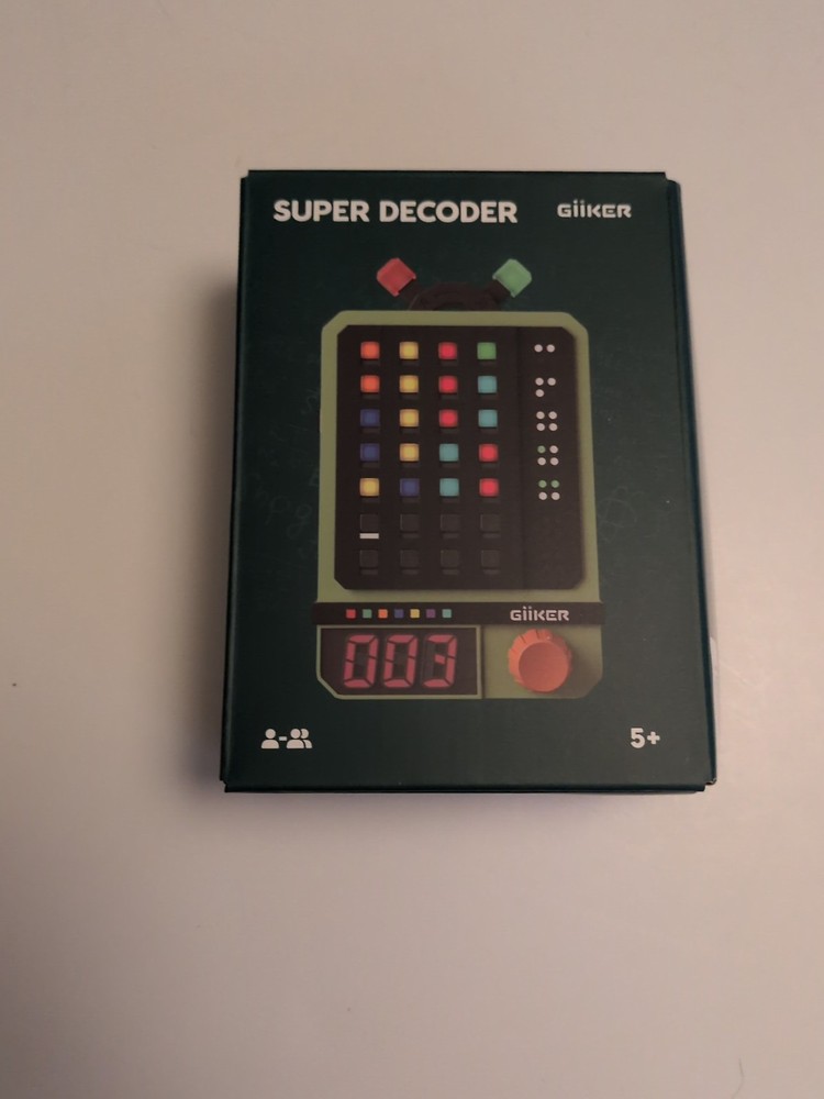 Giiker Super Decoder Electronic Code Breaking Game Puzzle Console New Open Box