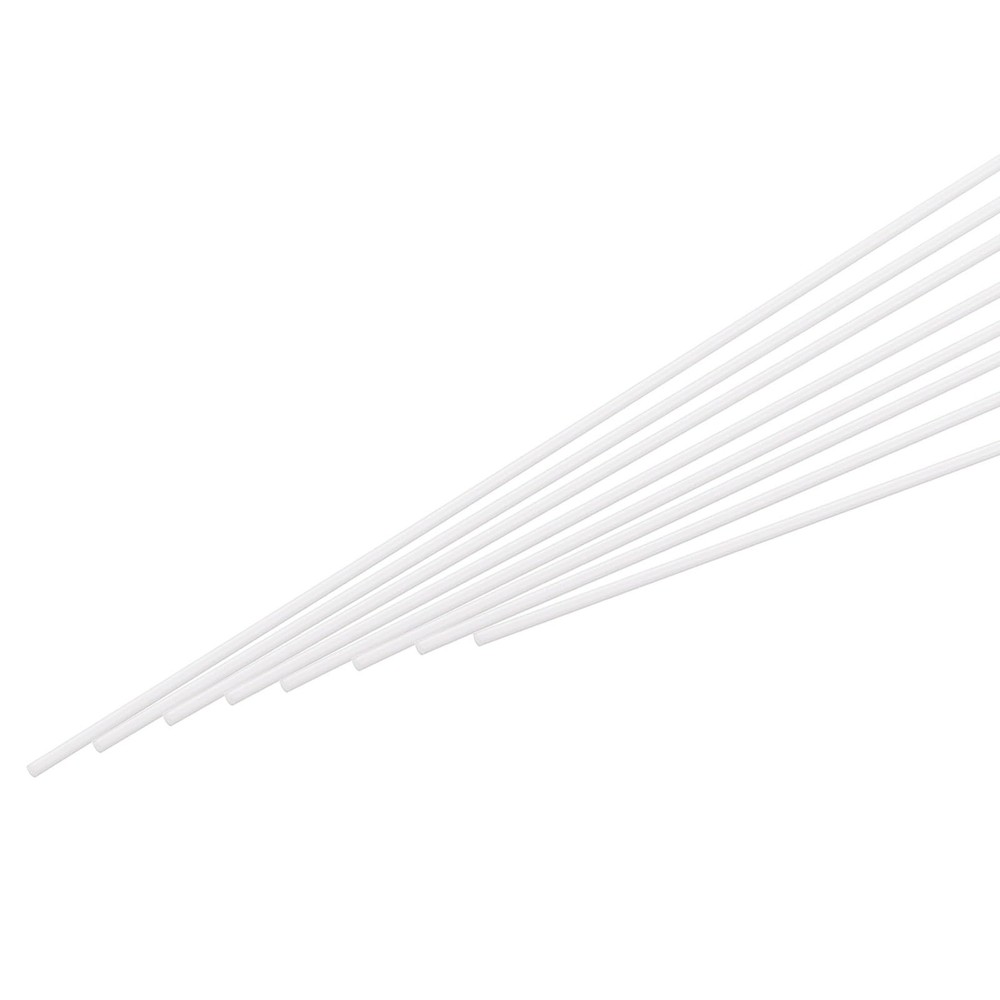 ABS Plastic Rod Round Solid Bar 1mm x 250mm for DIY Model Material Architectu...