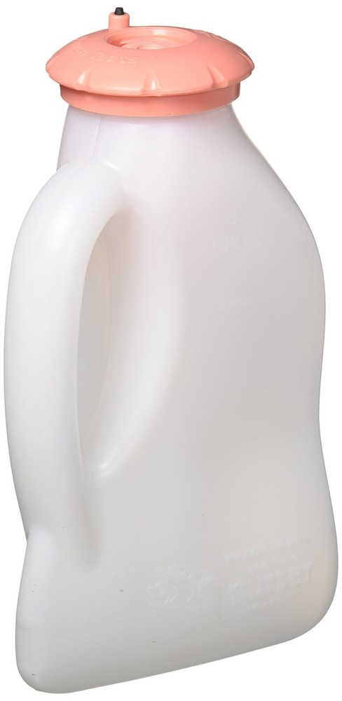 Peach Teats Hand Held Bottle, White
