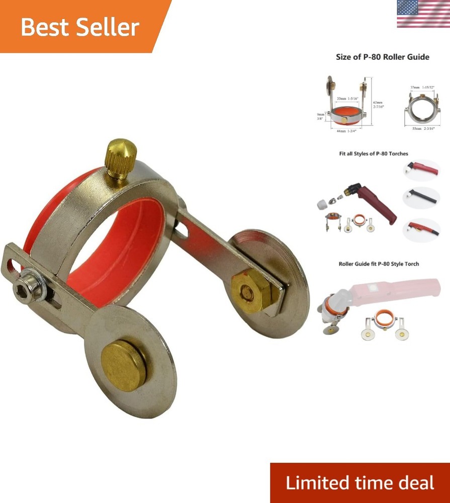 One Screw Positioning P80 Roller Guide Wheel for Better Cutting Performance