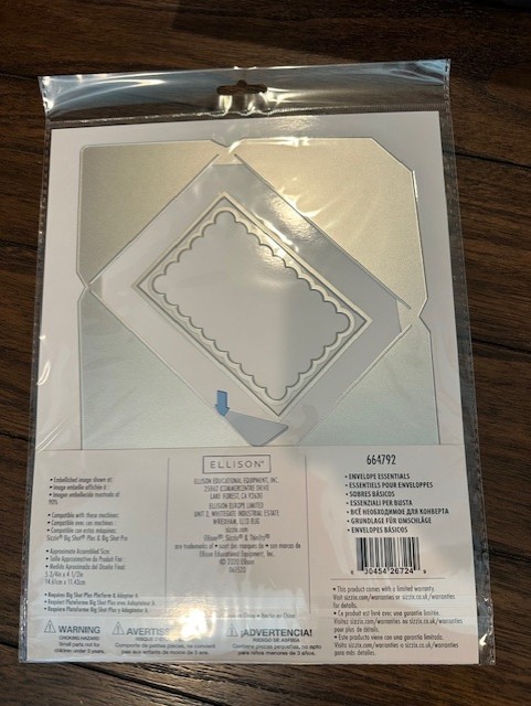 Sizzix Thinlits Plus 3pc Envelope Essentials #664792 Retail $34.99 NEW IN PACKAG