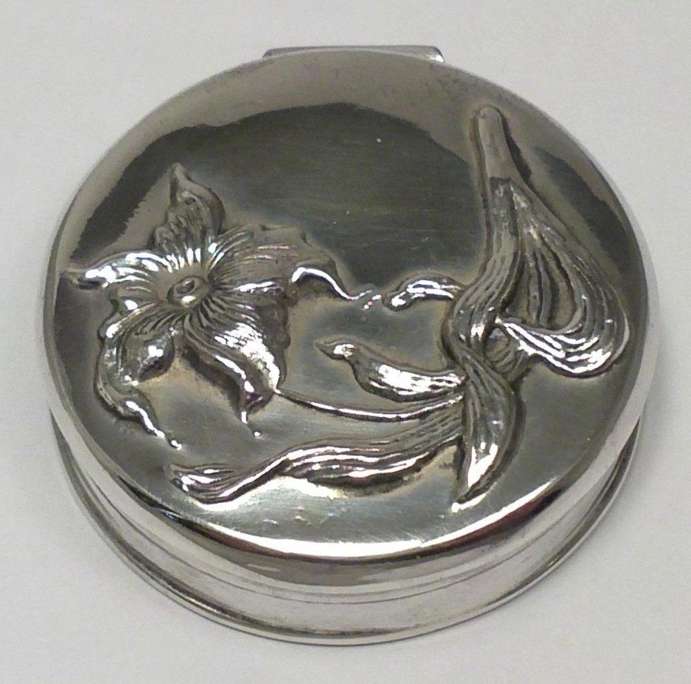 Vintage Sterling Silver Pill / Trinket Box – Hallmarked 1994
