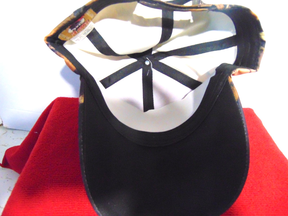3 Oaks Embroidered Deer Camo Baseball Cap Camo Adjustable Back NWT