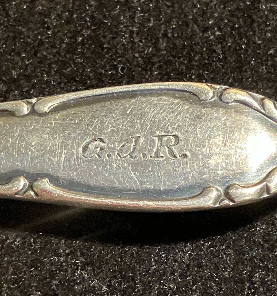 Antique Silver Tea Strainer