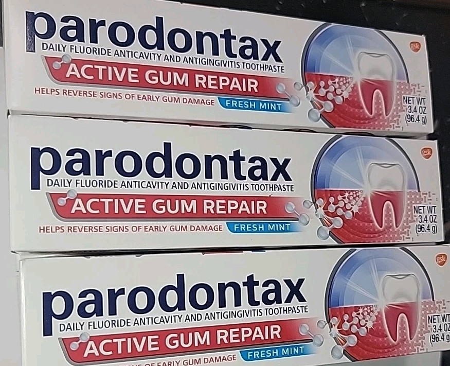 Parodontax Active Gum Repair Toothpaste Fresh Mint 3.4oz (3 Pack)
