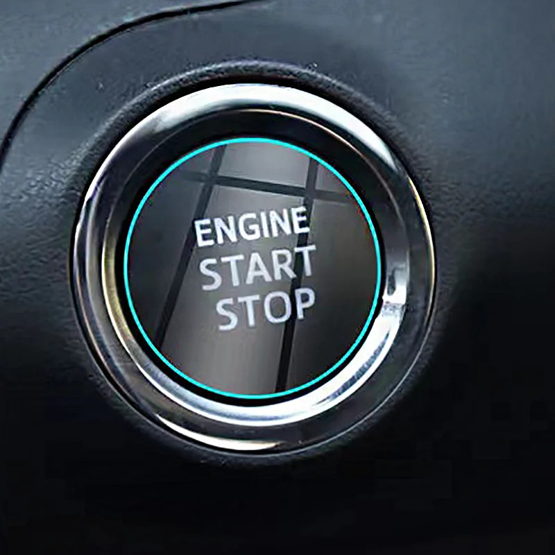 Car Engine Ignition Start Stop Button Sticker  Grande Stilo Freemont