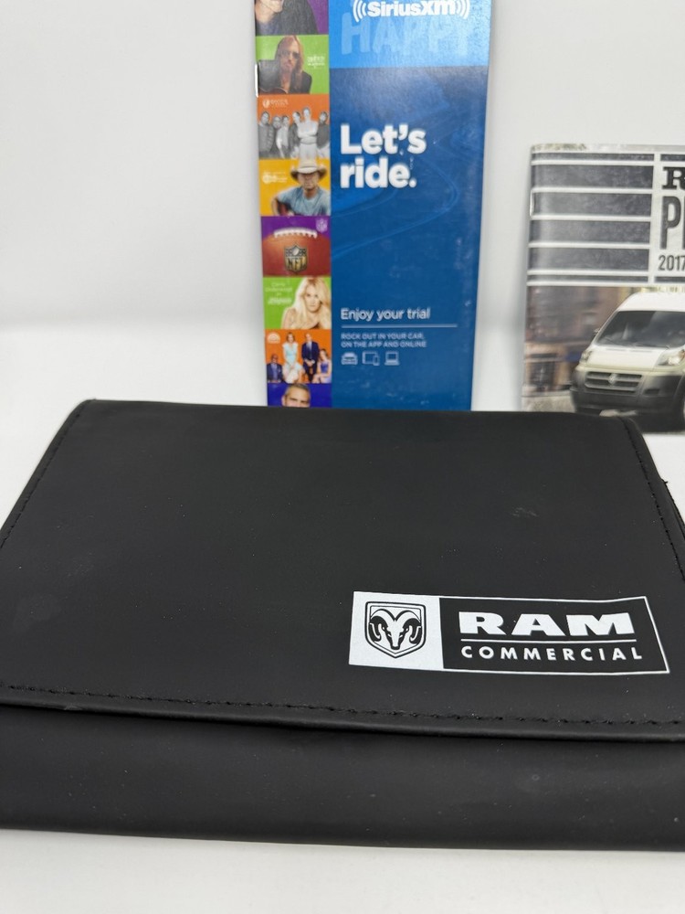 2017 RAM Promaster Owners Manual OEM Complete Set
