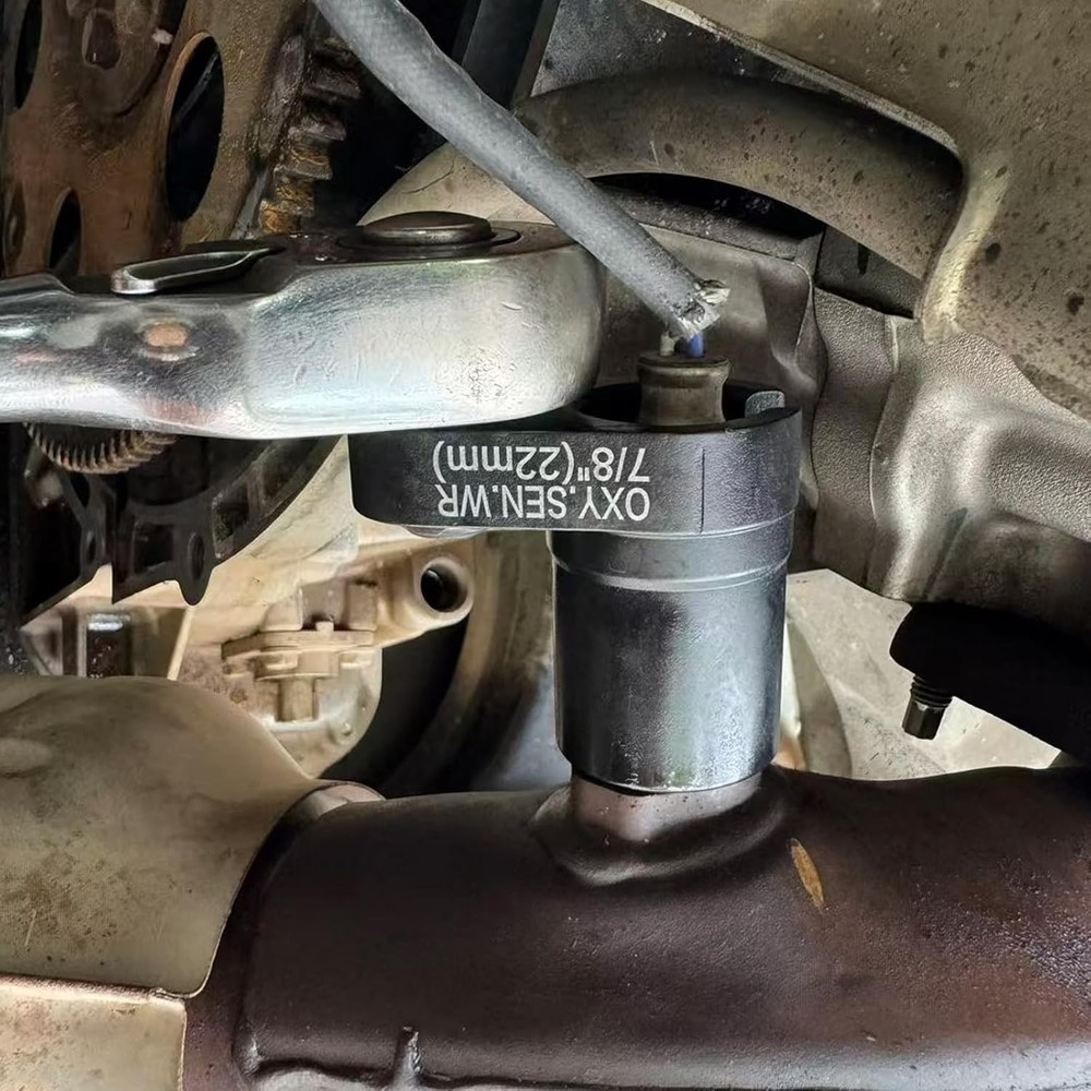 5PCS Oxygen Sensor Wrench & Thread Repair Kit, Offset Low Profile O2 Sensor Sock