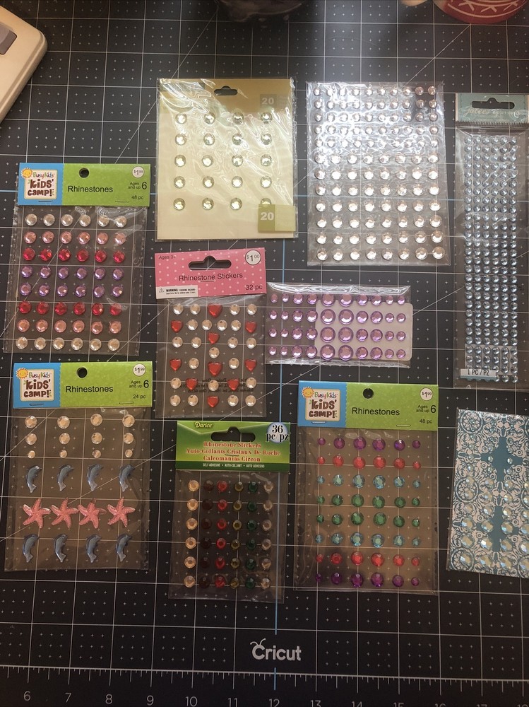 Scrapbooking Embellishments Bling 10 Sets Lot#3