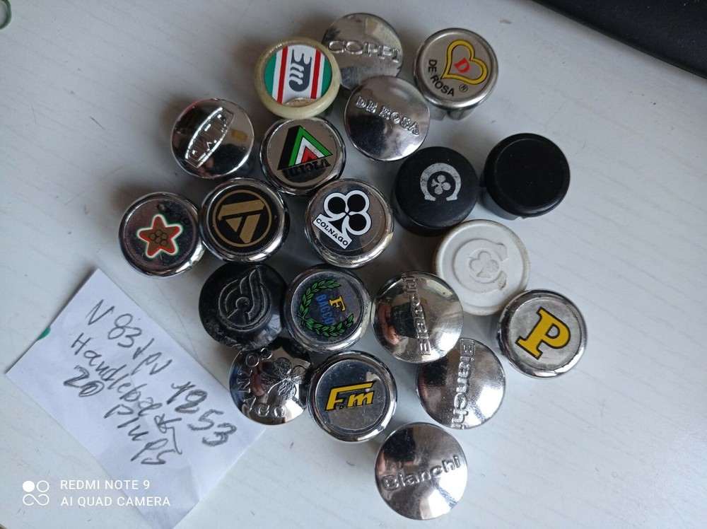 20 PLASTIC HANDLEBAR PLUGS UNPAIRED SPAIATI