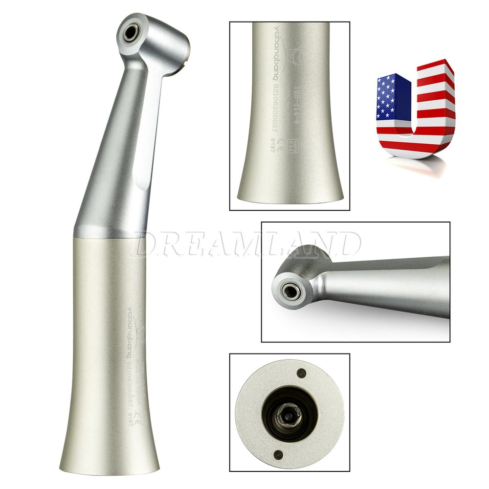 Dental Slow Low Speed Handpiece Contra Angle Push Button