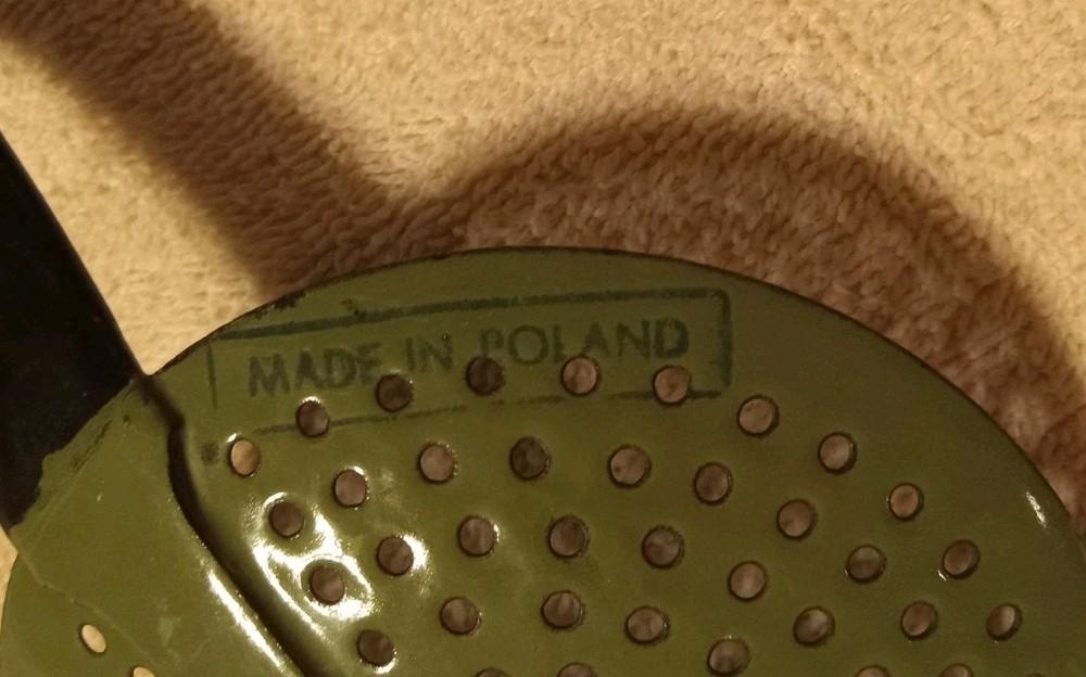 Enamelware Strainer Made In Poland