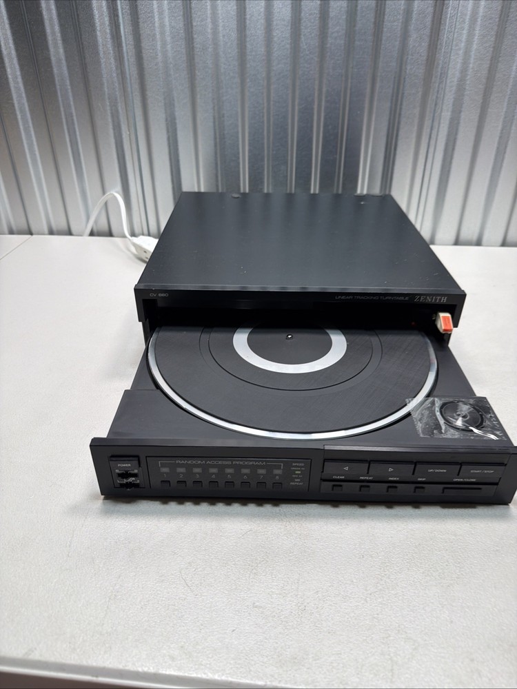 Zenith CV 660 Linear Tracking Turntable - Working! RARE