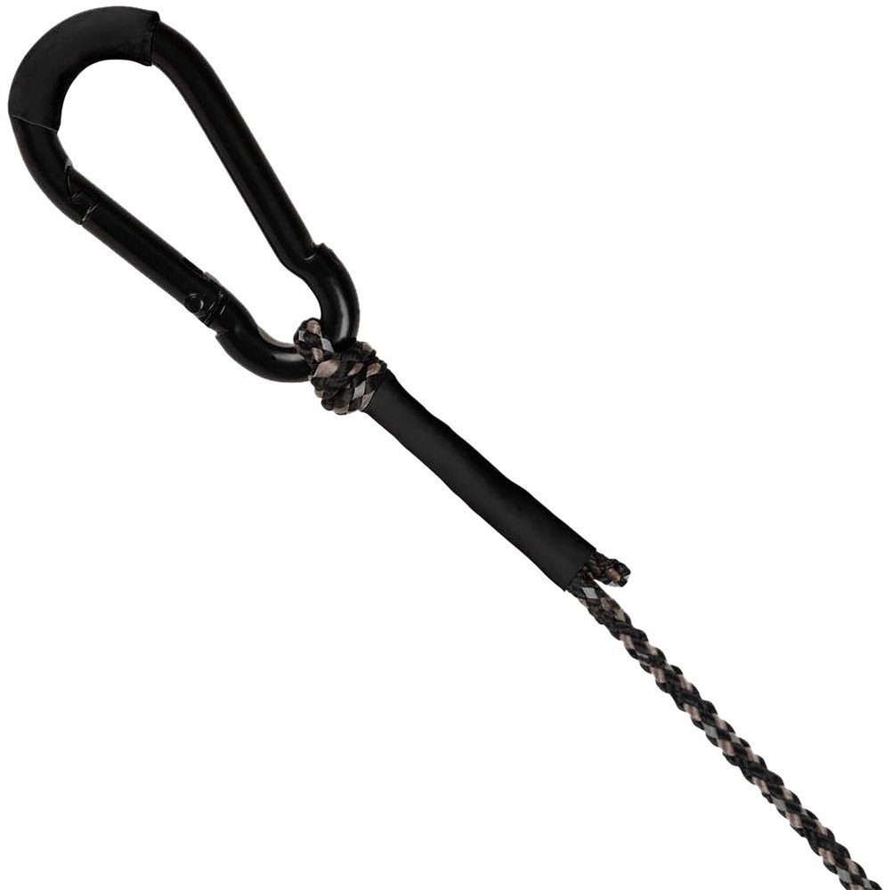 Allen 7248 Reflective Hoist Rope Black 25' Long