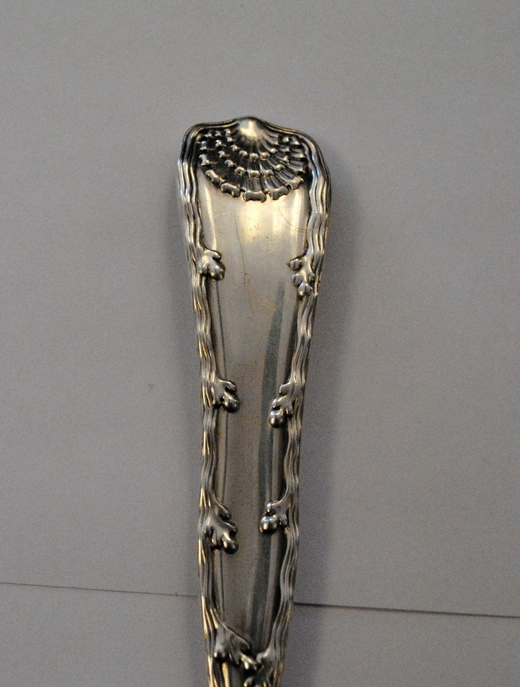 Antique TIFFANY & CO STERLING SILVER WAVE EDGE SERVING LADLE