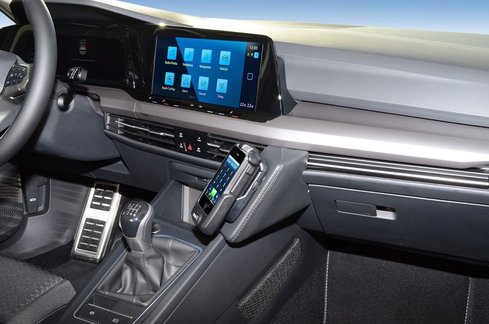 Kuda mobile phone holder 4015 suitable for VW Golf 8 from 2020