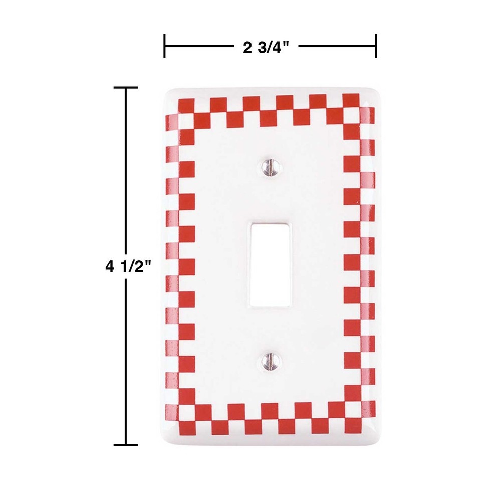 Toggle Switch Plate Decorative Wall Plate Standard Size Switch Plate