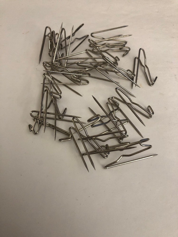 Cubicle Panel Wall Wire Hooks Silver Pins For Fabric Material RARE-SHIPS N 24 HR