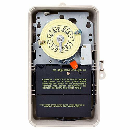 Intermatic T101P201 24-Hour Mechanical Time Switch in Enclosure with Pool Hea...