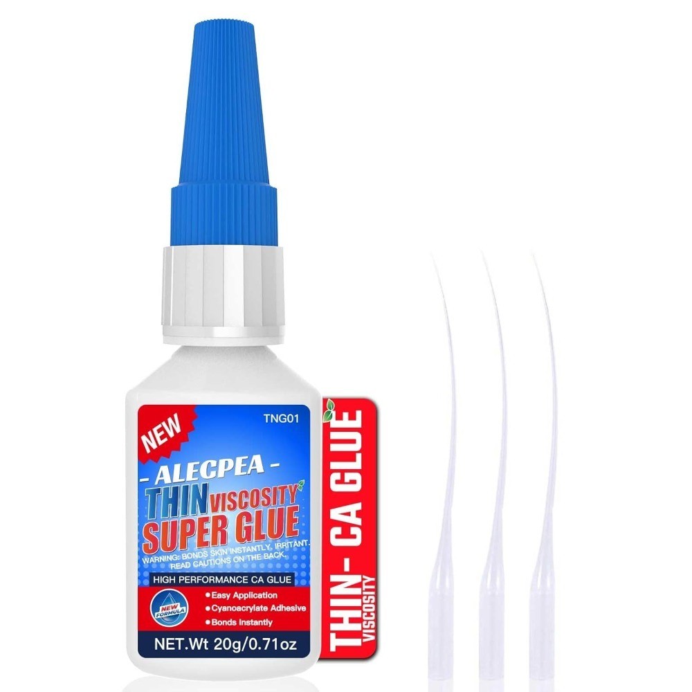 Thin CA Glue Super Fast 2-5 Sec Cure for Woodworking Model Making Pen Turning