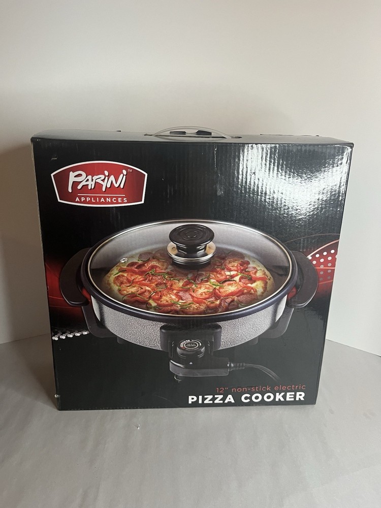 Parini 12" Non-Stick Electric Pizza Cooker
