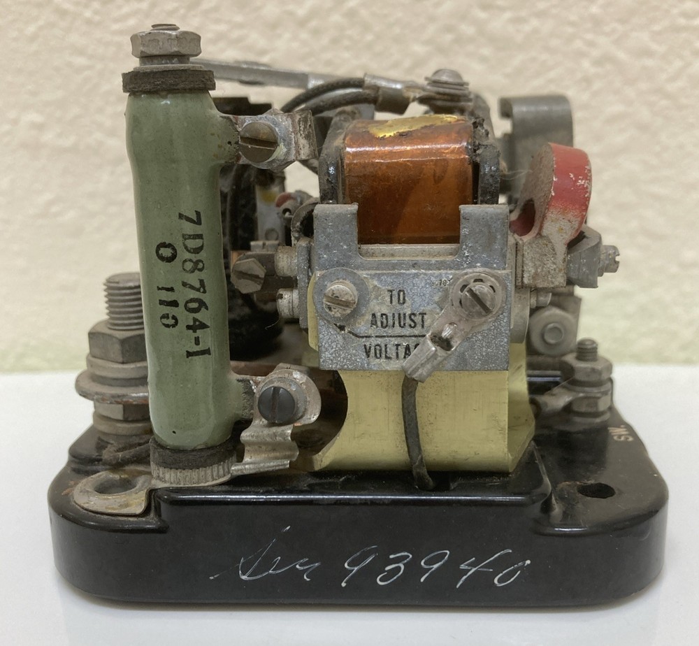 WWII Era Part No. 1171000-A Westinghouse Relay Generator Current Control Switch