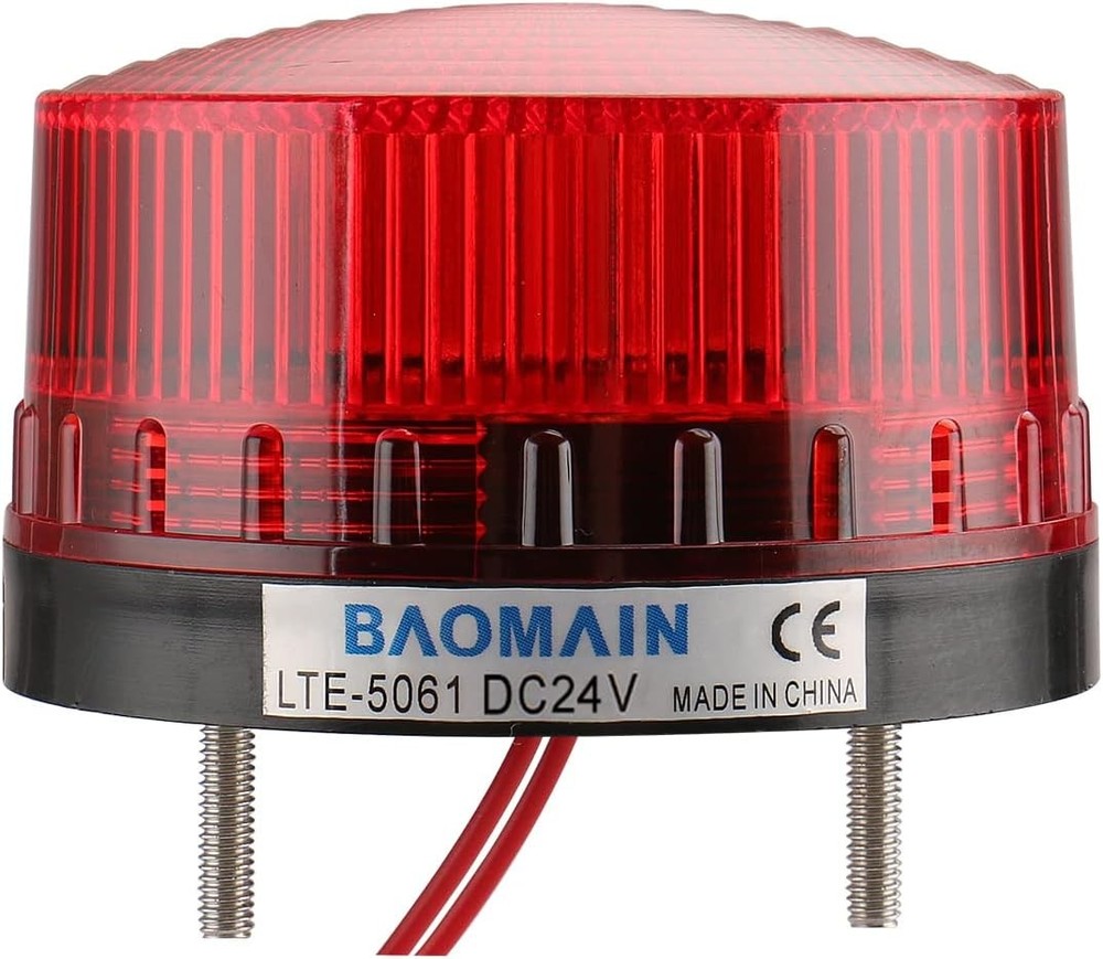 Red Strobe Warning Light DC 24V 3W
