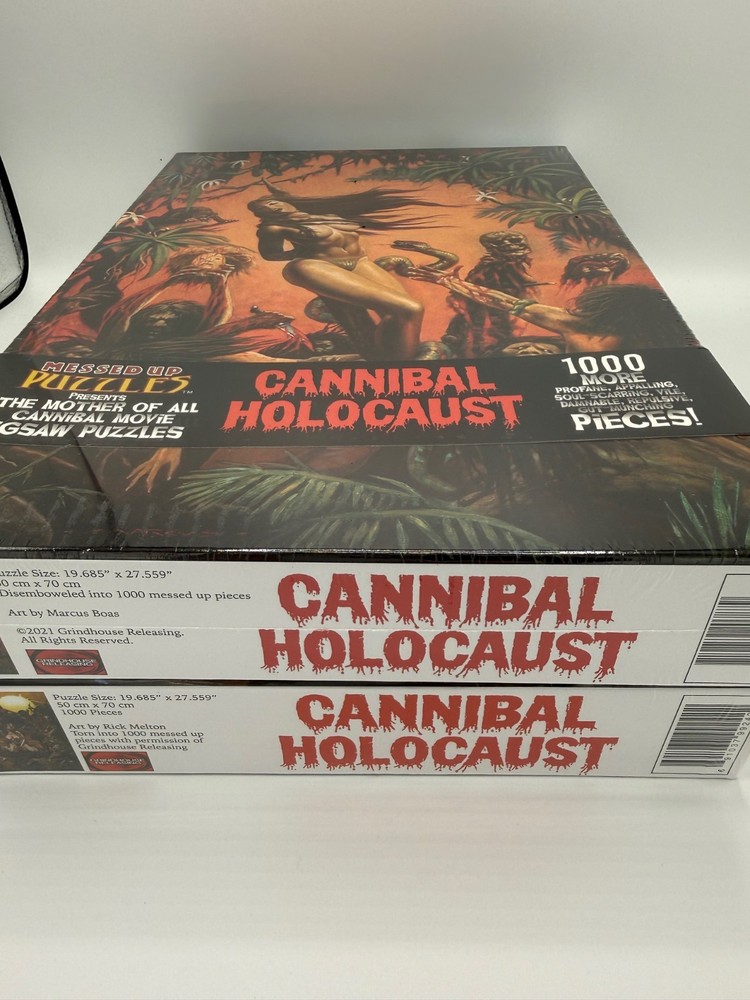 Cannibal Holocaust 'A & B' Bundle -1000 Pc Messed Up Puzzles