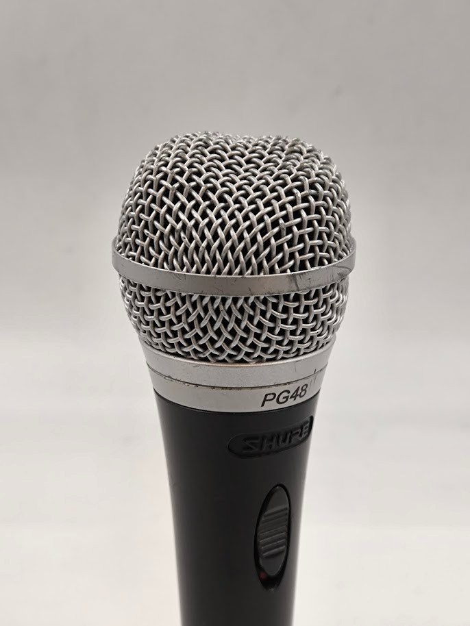 Shure PG48 Microphone Used Working Black