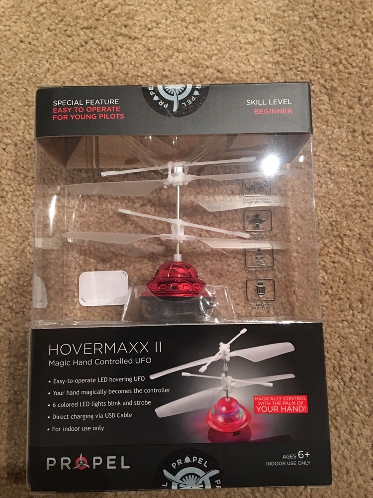 Propel Rc Hovermaxx 2.0 Ufo, LED Remote Control UFO Hovermaxx Hovers 30ft High