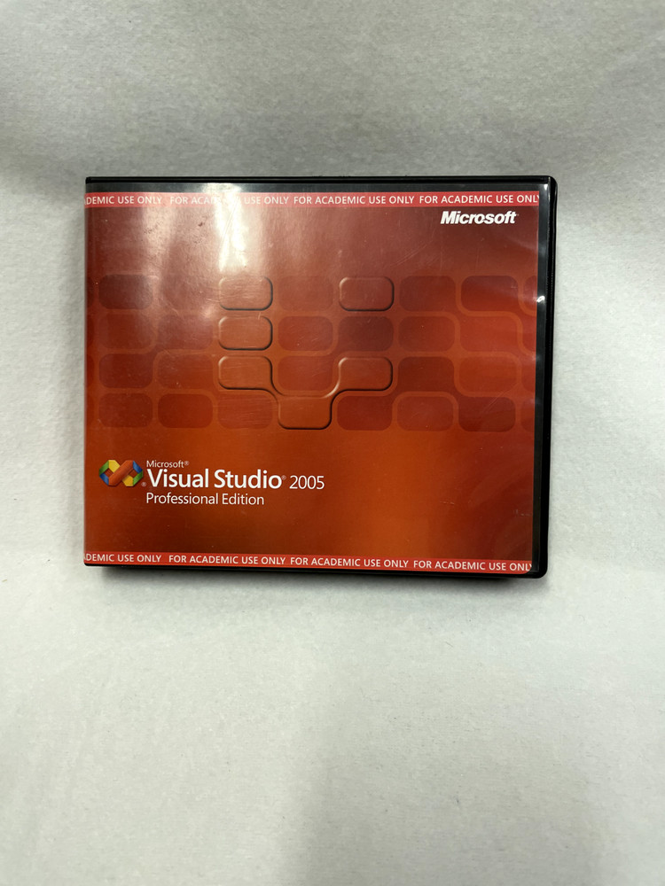 Microsoft Visual Studio 2005 Professional Edition ACADEMIC USE ONLY