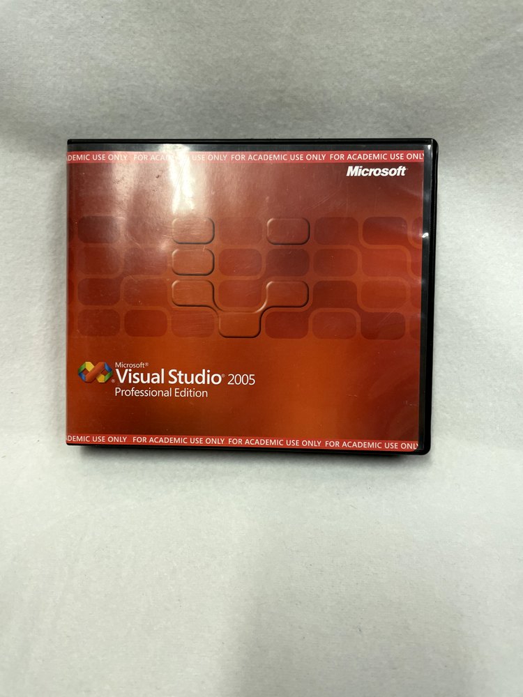 Microsoft Visual Studio 2005 Professional Edition ACADEMIC USE ONLY
