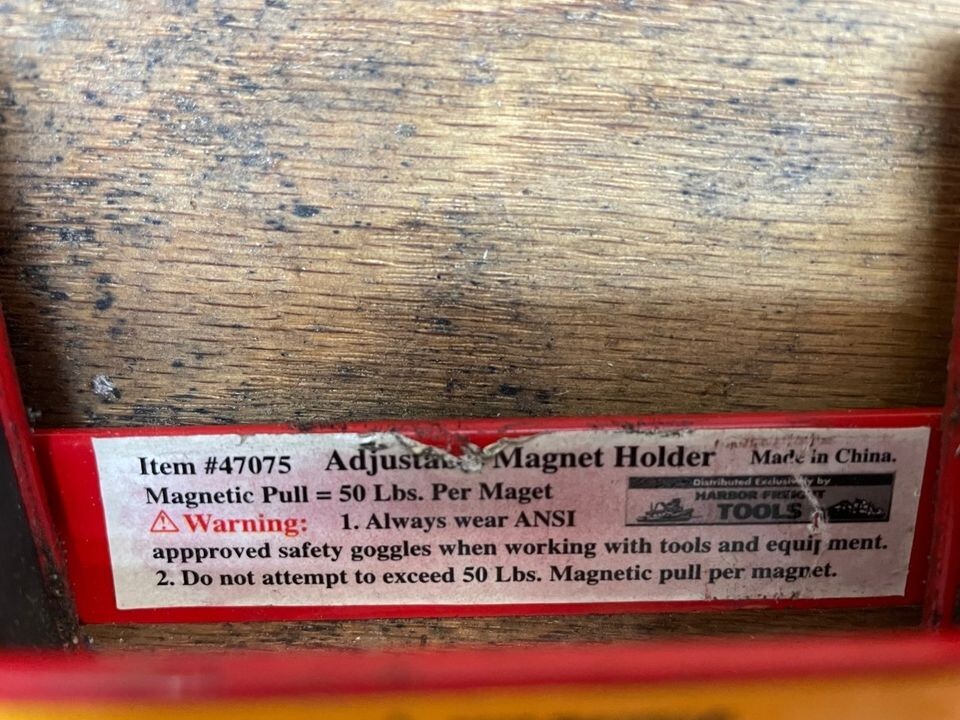Harbor Freight Adjustable Magnetic Holder